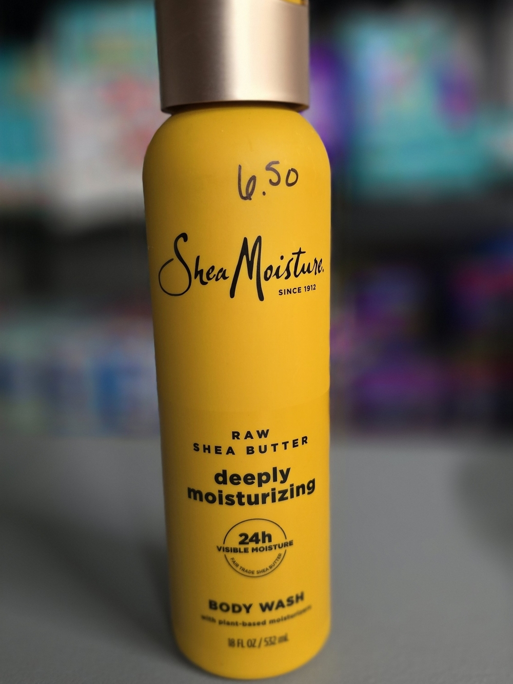 Shea Moisture Yellow Deeply Moisturizing Raw Shea Butter Body Wash